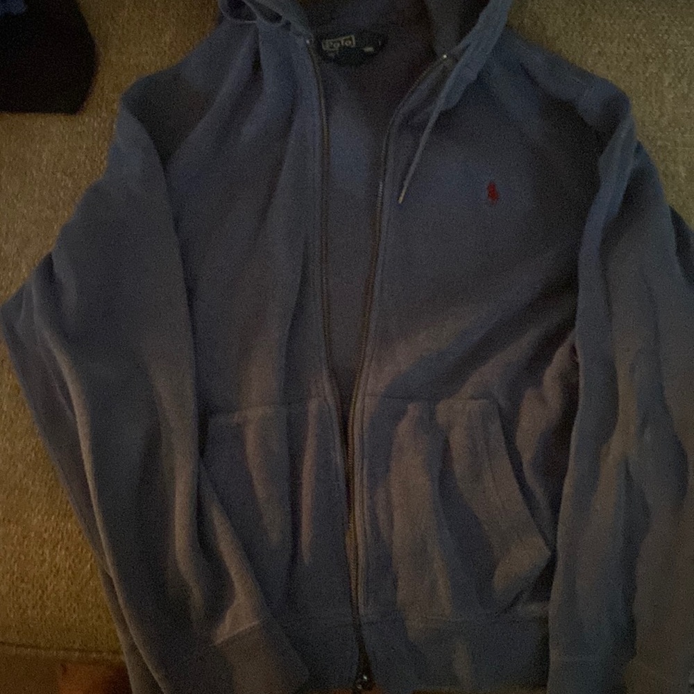 Polo by Ralph Lauren (L) Zip Coat w/ Hood, 100% Cotton